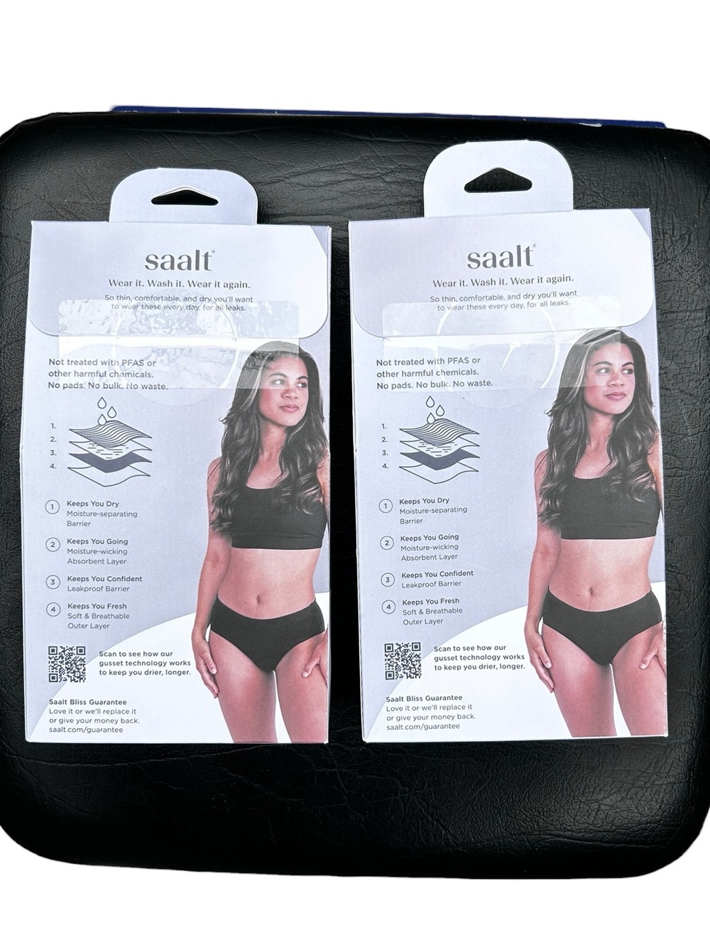 Saalt Wear Leakproof Underwear XS Cotton Period Pants - Picture 2 of 7